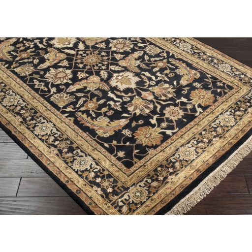 Taj Mahal Brown Indoor 8'6" x 11'6" Handmade Rug - Image 3