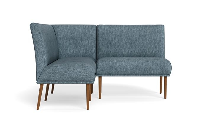 Dorian Upholstered Petite Left Banquette with Tufting Option - Image 0