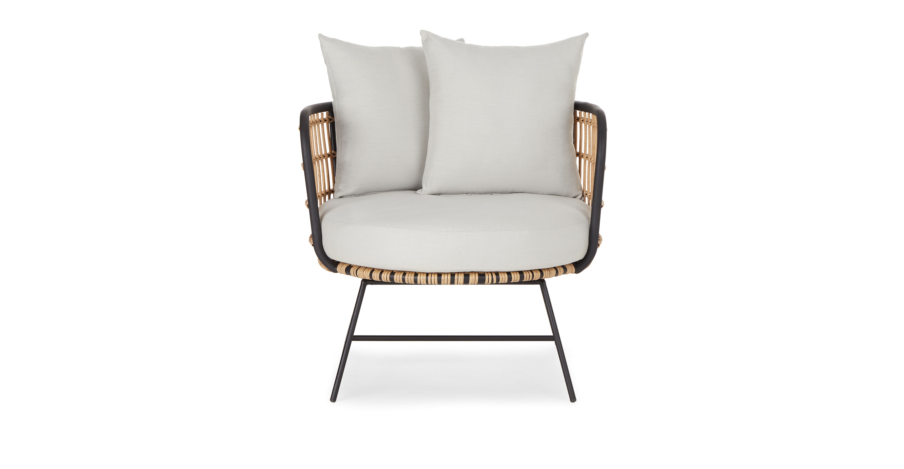 Onya Lily White Lounge Chair - Image 2
