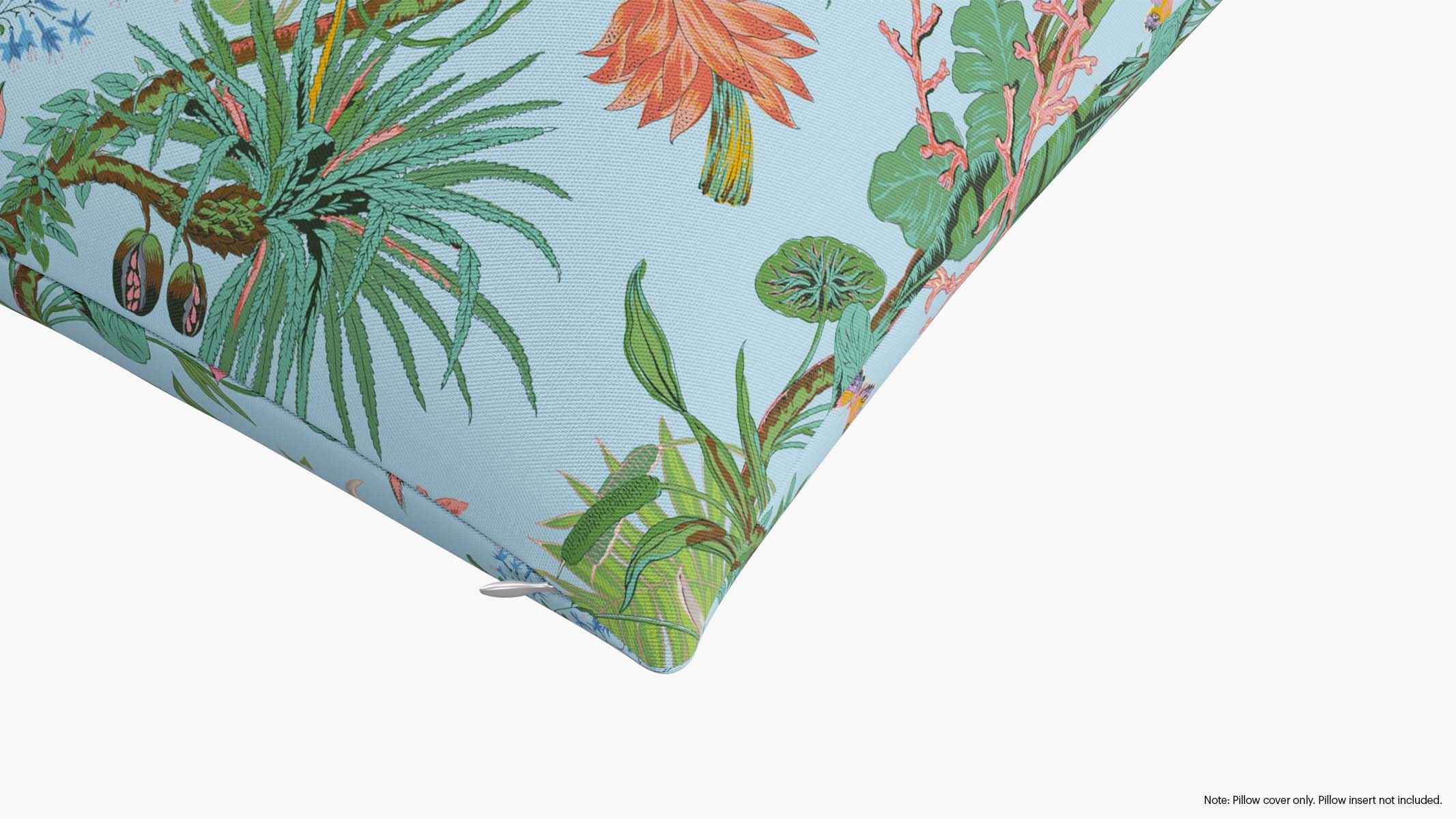 Throw Pillow Cover 22", Sky Cinque Terra, 22" x 22" - Image 1