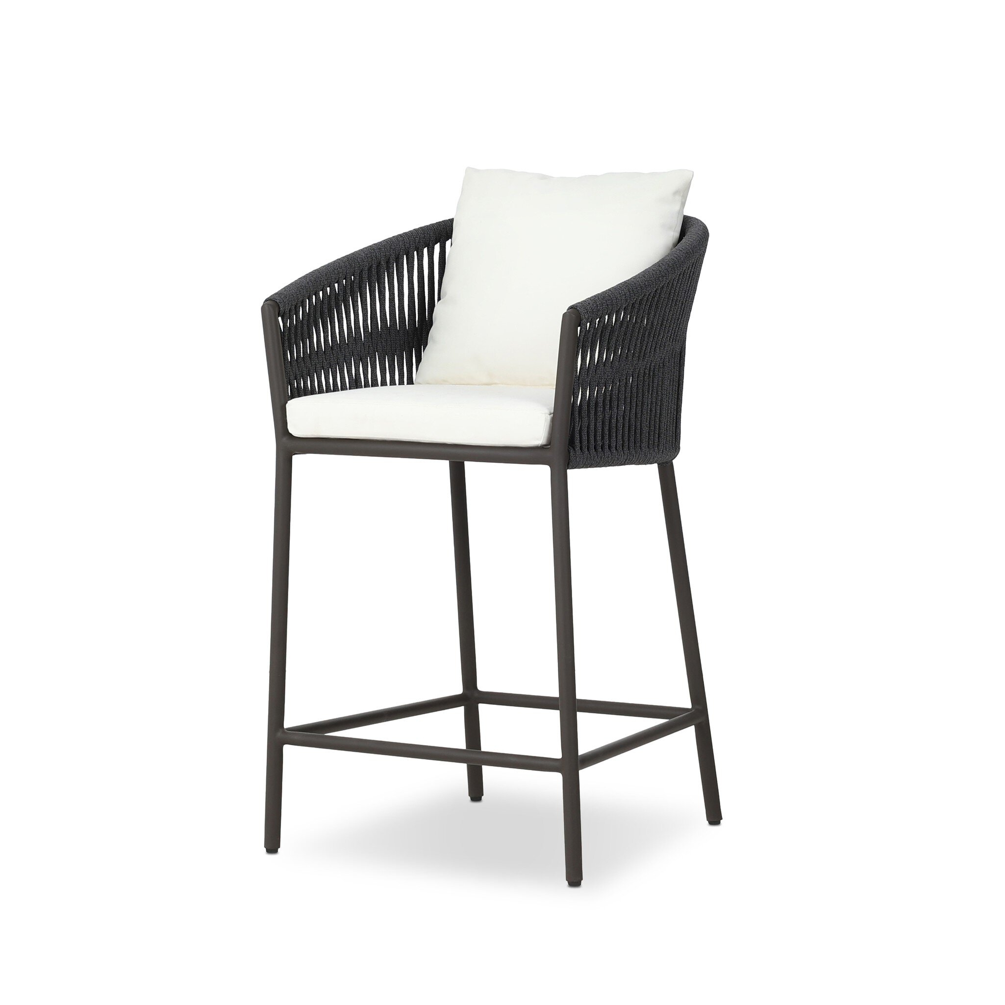 Porto Outdoor Bar & Counter Stool - Arashi Salt - Image 1
