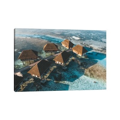 Maldives Overwater Bungalows Aerial - Image 0