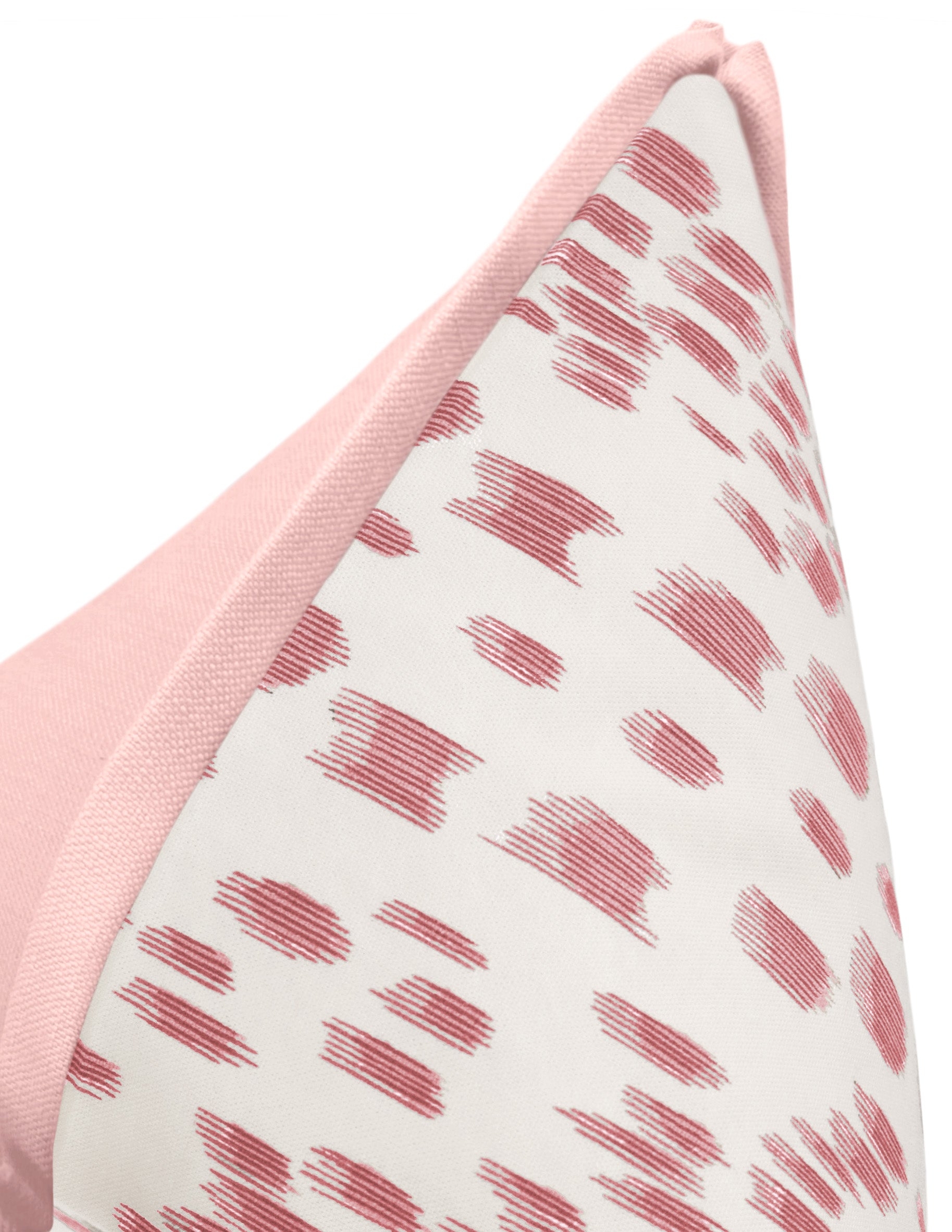 LES TOUCHES // PETAL | BRUNSCHWIG & FILS - 20” X 26” STANDARD SHAM / CORDING / Pink Peony - Image 0