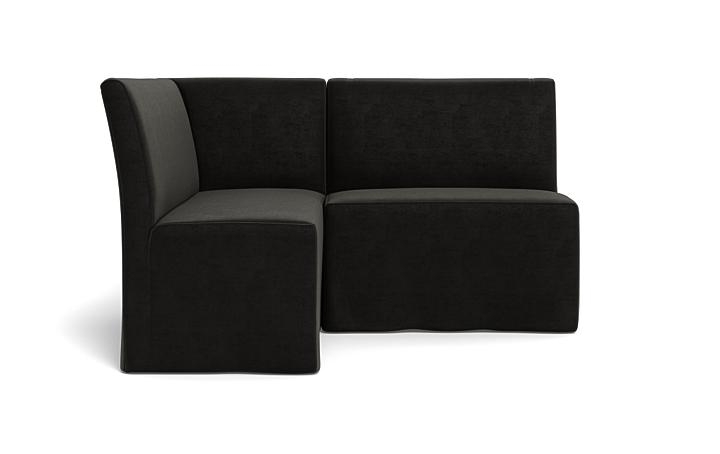 Dorian Slipcovered Petite Left Banquette - Image 0