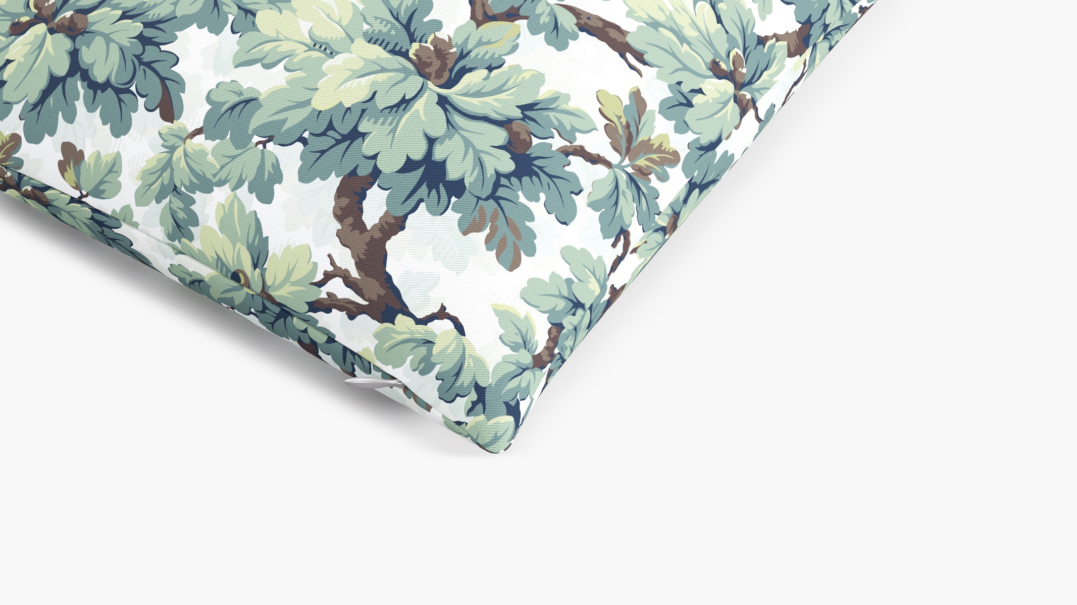 Throw Pillow 18", Sage Woodland, 18" x 18" - Image 1