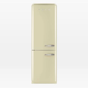 SMEG, Two Door Refrigerator, Black, Left Hinge - Image 2