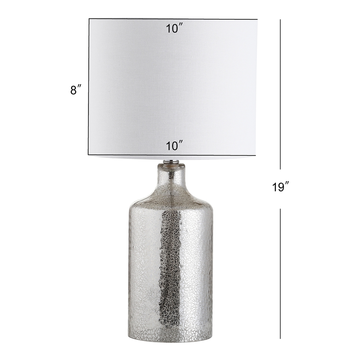 Danaris Table Lamp - Silver/Ivory - Arlo Home - Image 3