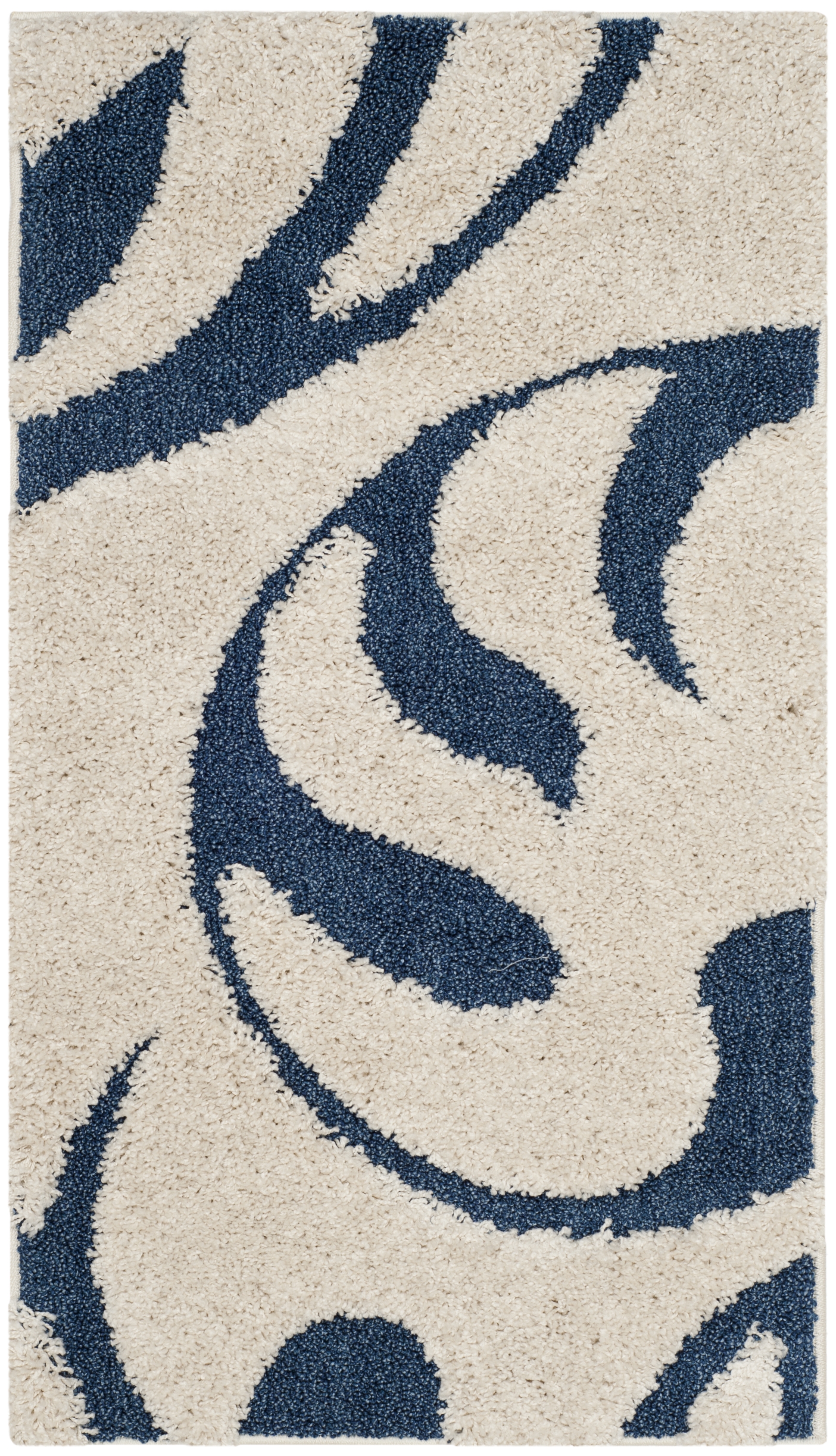 Arlo Home Woven Area Rug, SG468-1165, Cream/Blue,  2' 3" X 4' - Image 0