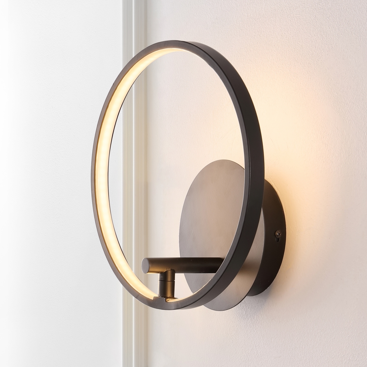 Jolyn Led 10.5" Wall Sconce - Black - Image 4