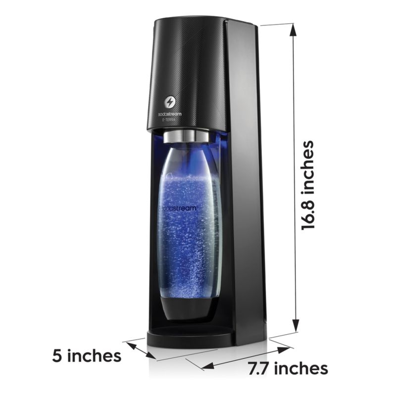 SodaStream E-Terra Black Sparkling Water Maker - Image 5