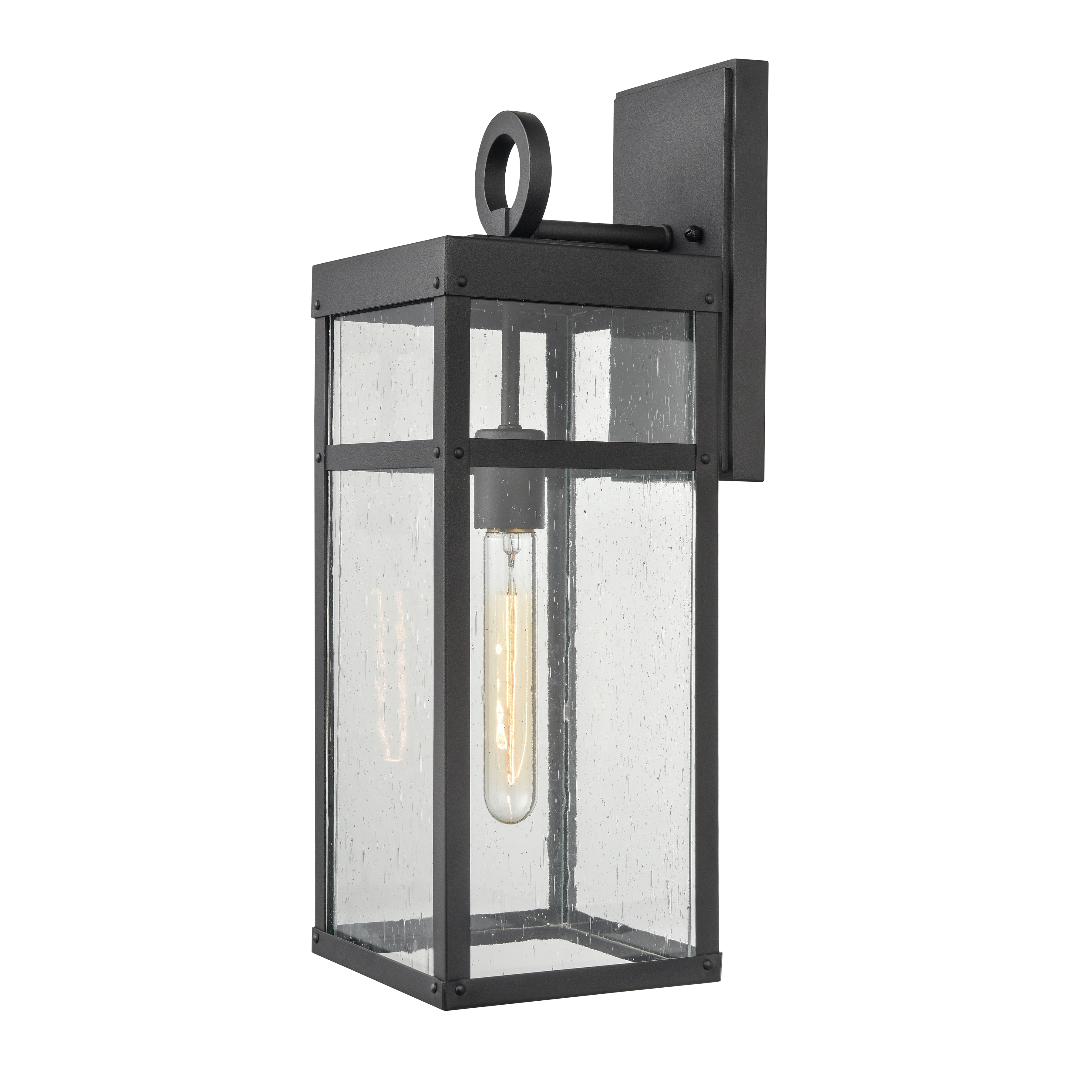 Dalton 19.5'' High 1-Light Outdoor Sconce - Textured Black - Image 1