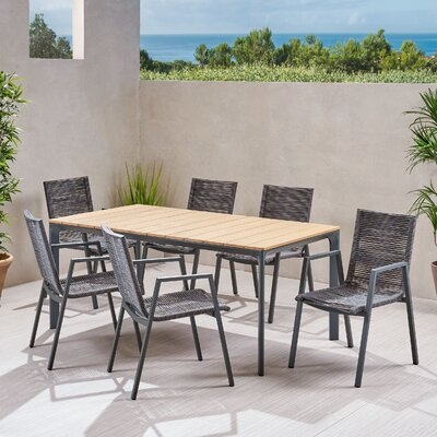 Detroit Outdoor 7 Piece Dining Set - Image 0