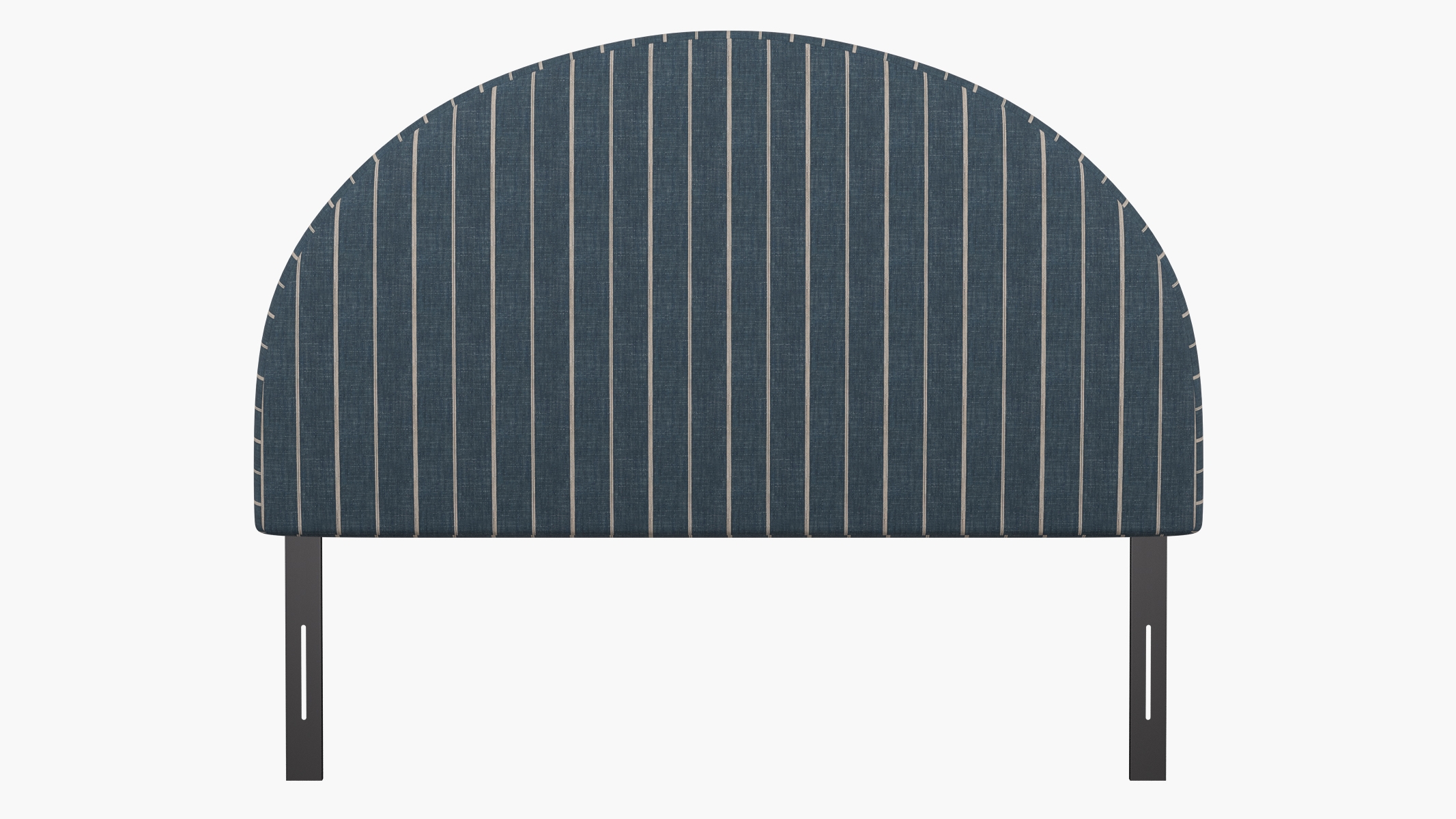 Arched Back Headboard, Indigo Fritz, Queen - Image 1