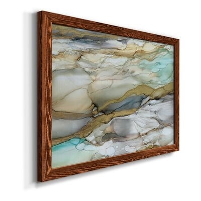  Marbled Glass II-Premium Framed Canvas - Ready To Hang - Image 0