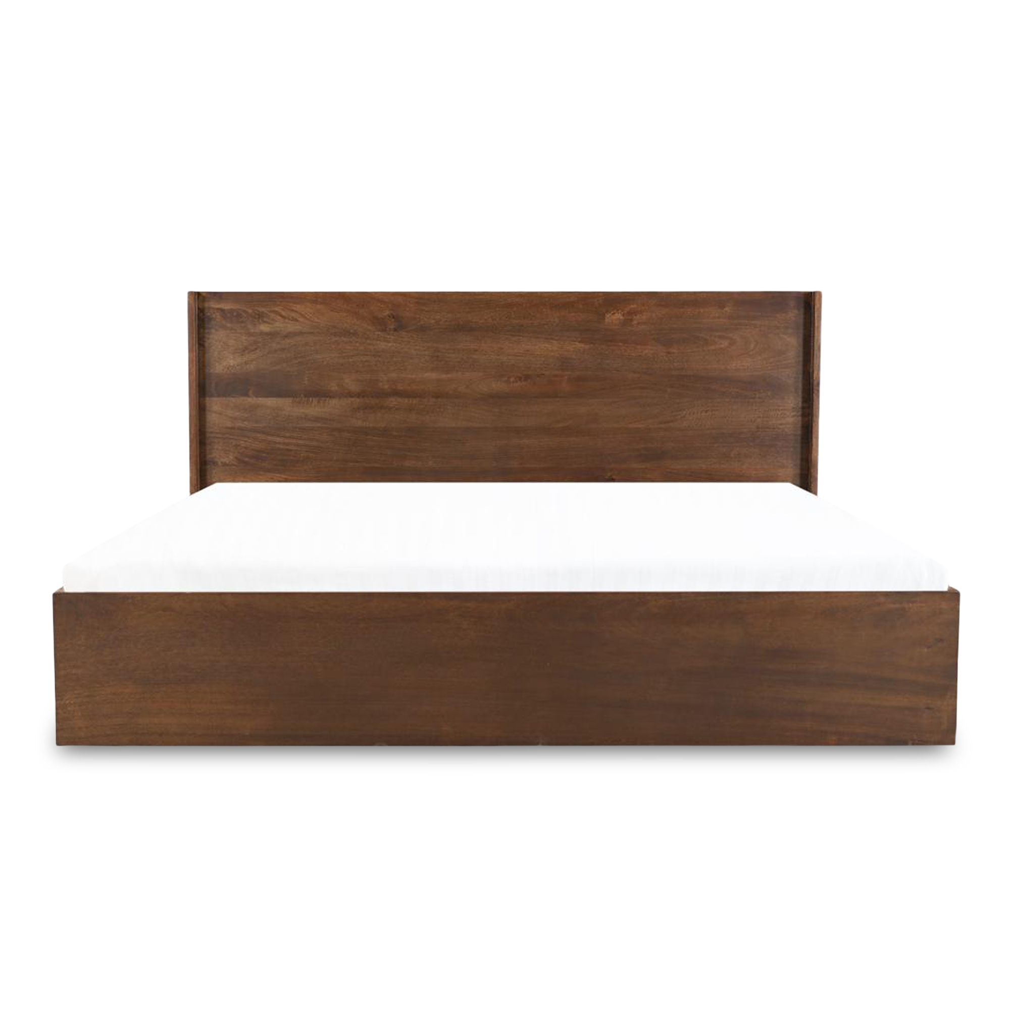 Everett Queen Bed Dark Brown - Image 1