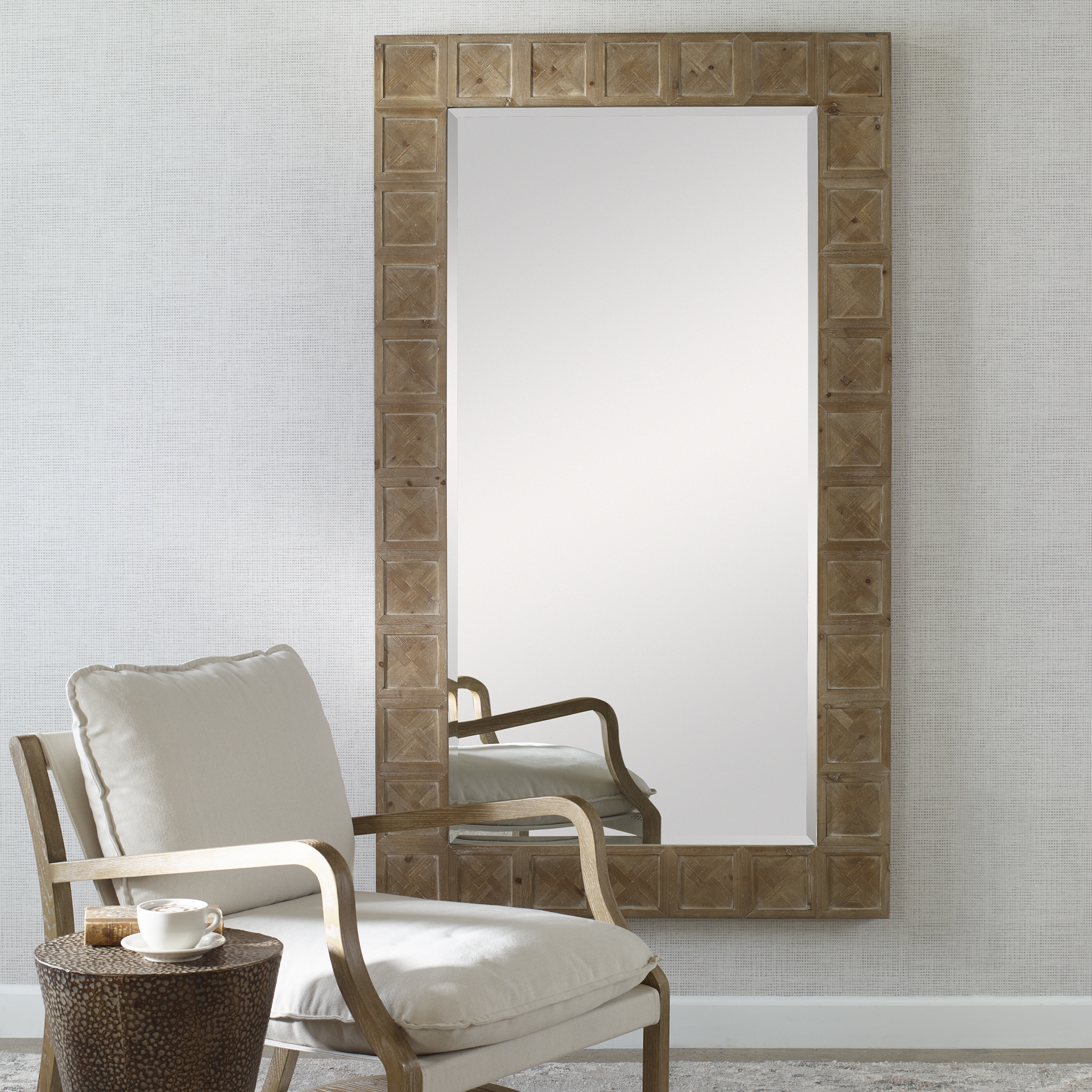 Ranahan Rustic Farmhouse Mirror - Image 2