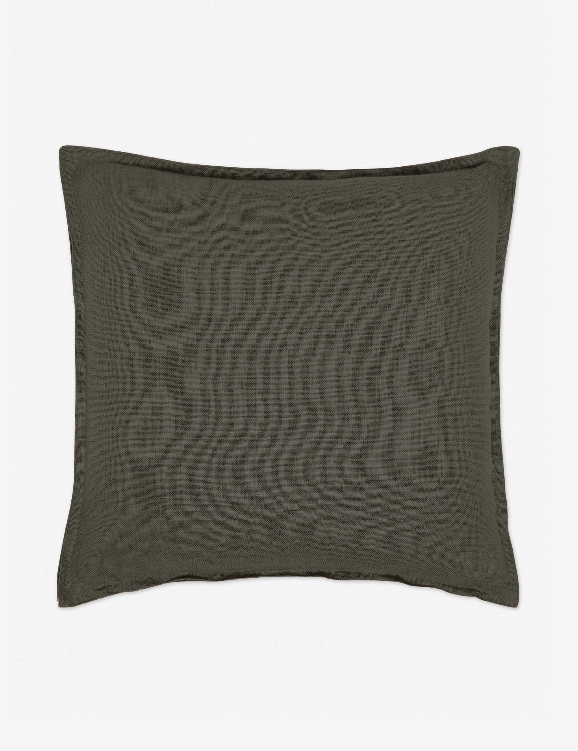 Arlo Linen Pillow, Conifer - Image 2