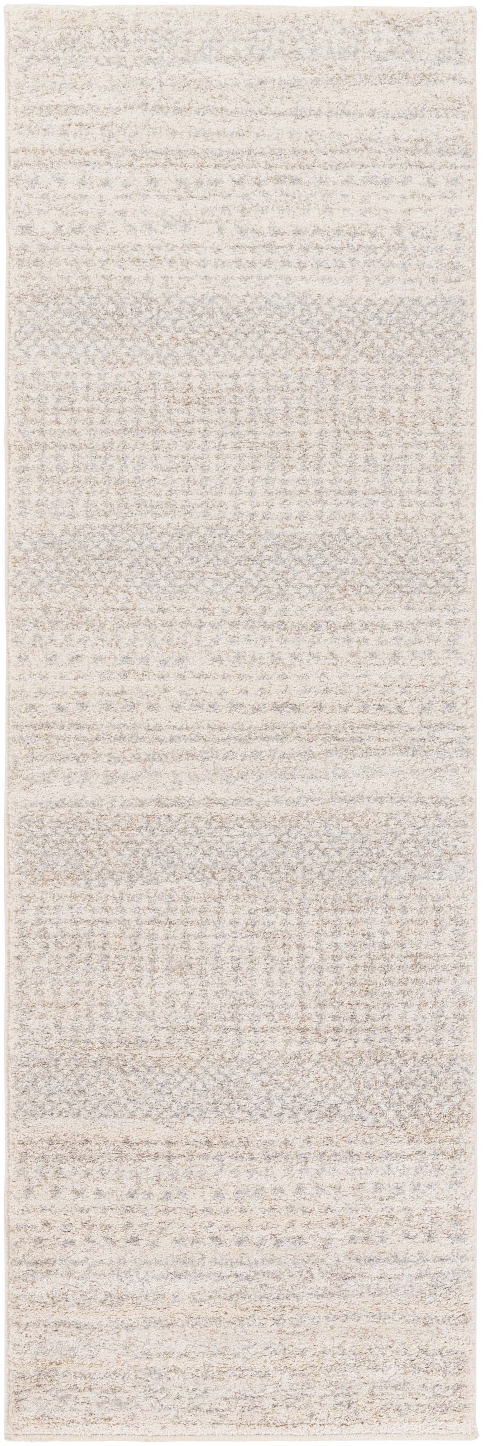 Fowler Beige Indoor 2'8" x 8' Machine Woven Rug - Image 0