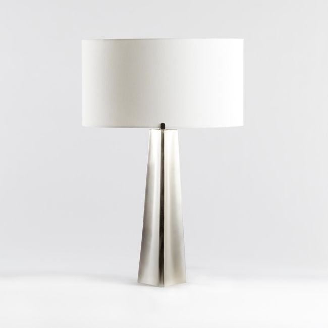Isla Pewter Triangle Table Lamp - Image 0