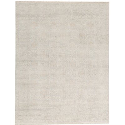 Oriental Hand-Knotted Wool Teal/Blue Area Rug - Image 0