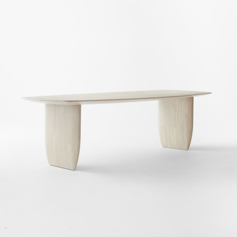 Spigolo 107" Bleached Oak Dining Table by goop - Image 3