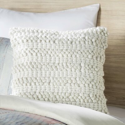 Valerie Square Pillow Cover & Insert, White, 20" x 20" - Image 2