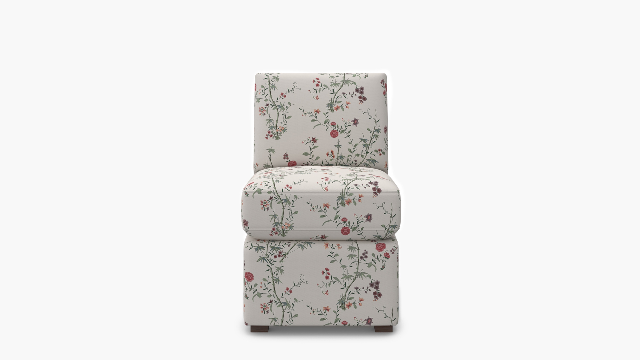 Petite Slipper Chair, Multi Bamboo Garden - Image 0