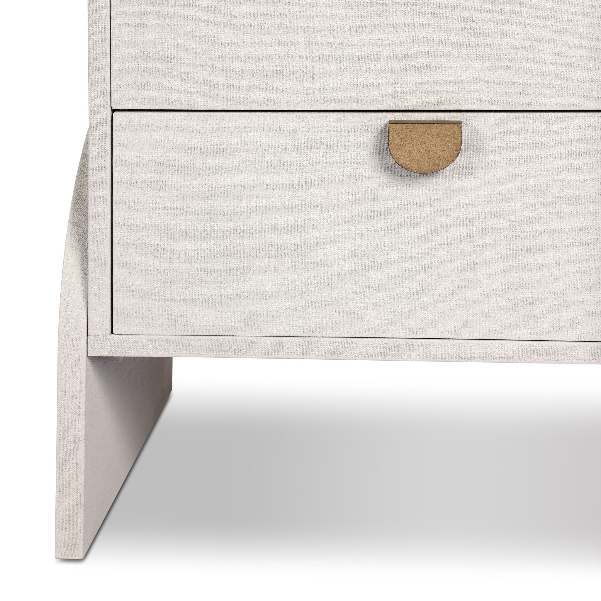 Cressida Nightstand - Ivory Painted Linen - Image 11