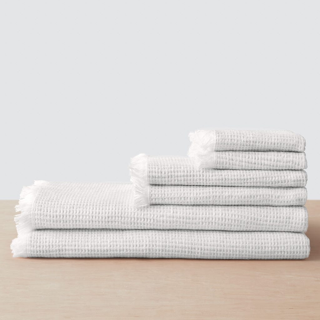The Citizenry Aegean Cotton Bath Sheet Set | Set of 12 | White - Image 5