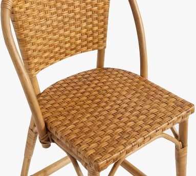 Parisian Woven Bar Stool, Natural - Image 1