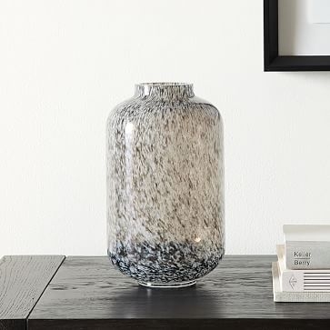 Mari Vase, Black Speckle, Medium - Image 0