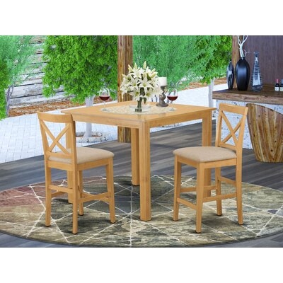 Goleta Counter Height Rubberwood Solid Wood Dining Set - Image 0