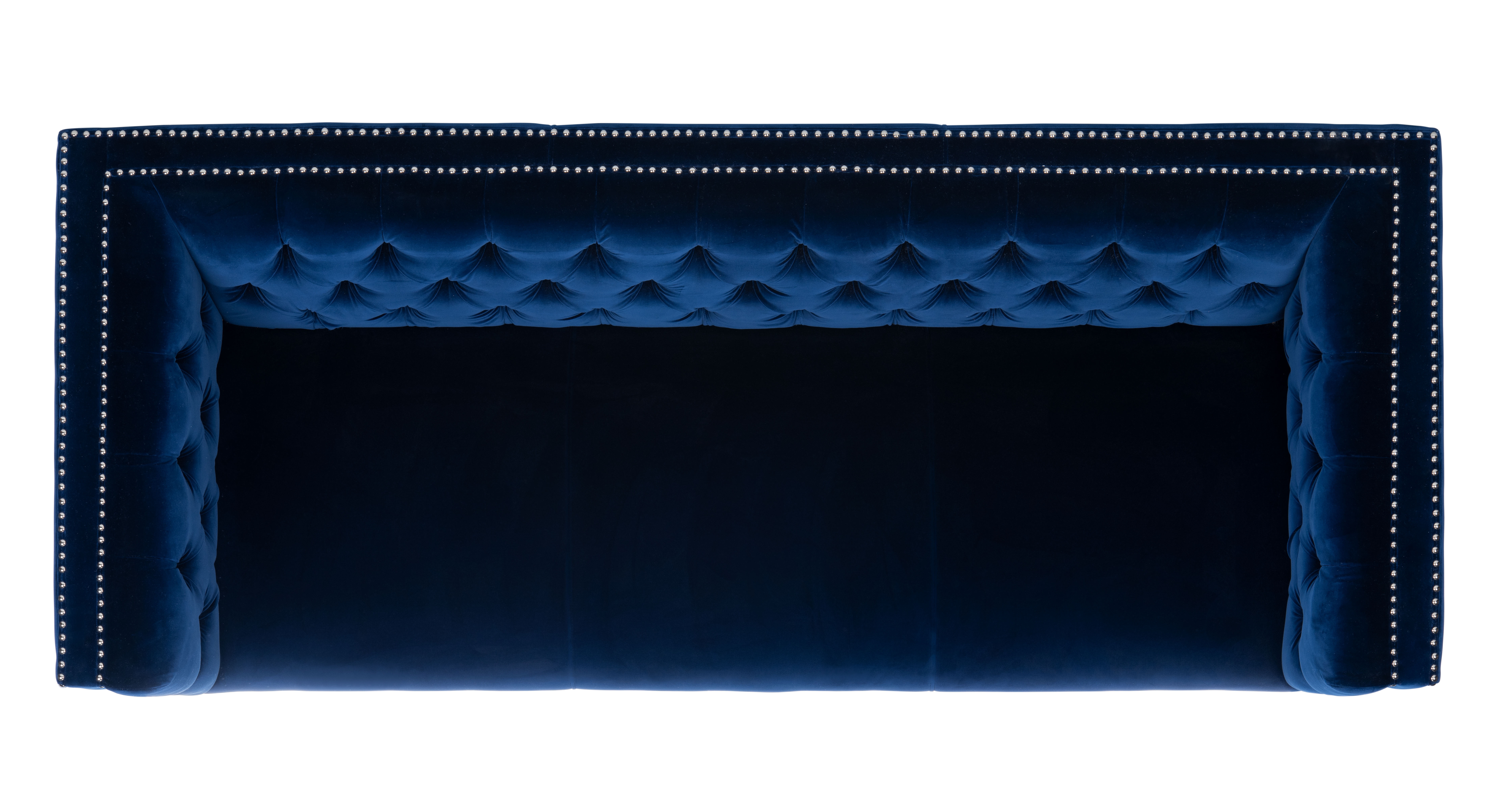 Miller Tufted Velvet Sofa - Navy Blue - Safavieh - Image 6
