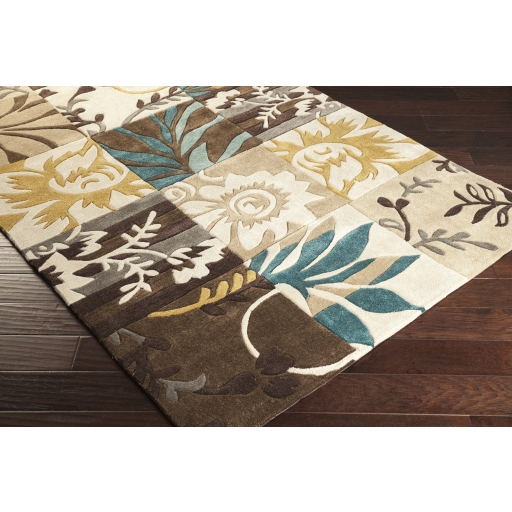 Cosmopolitan Beige Indoor 9' x 13' Handmade Rug - Image 1