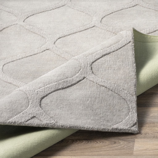 Mystique Gray Indoor 2'6" x 8' Handmade Rug - Image 4