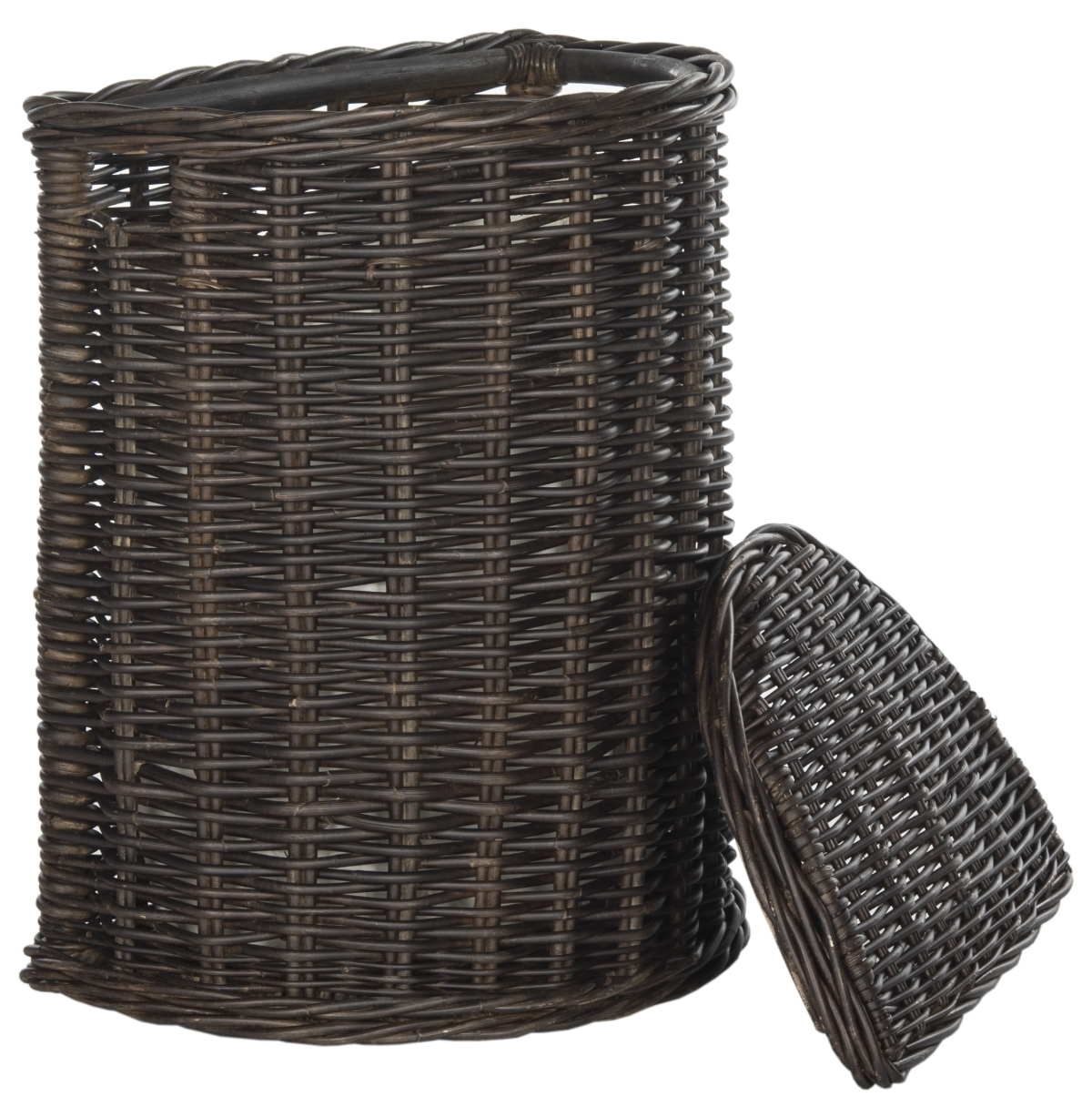 Manzu Hamper - Brown - Safavieh - Image 4