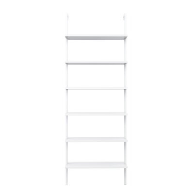 Kanissa 85'' H x 30'' W Steel Ladder Bookcase - Image 1