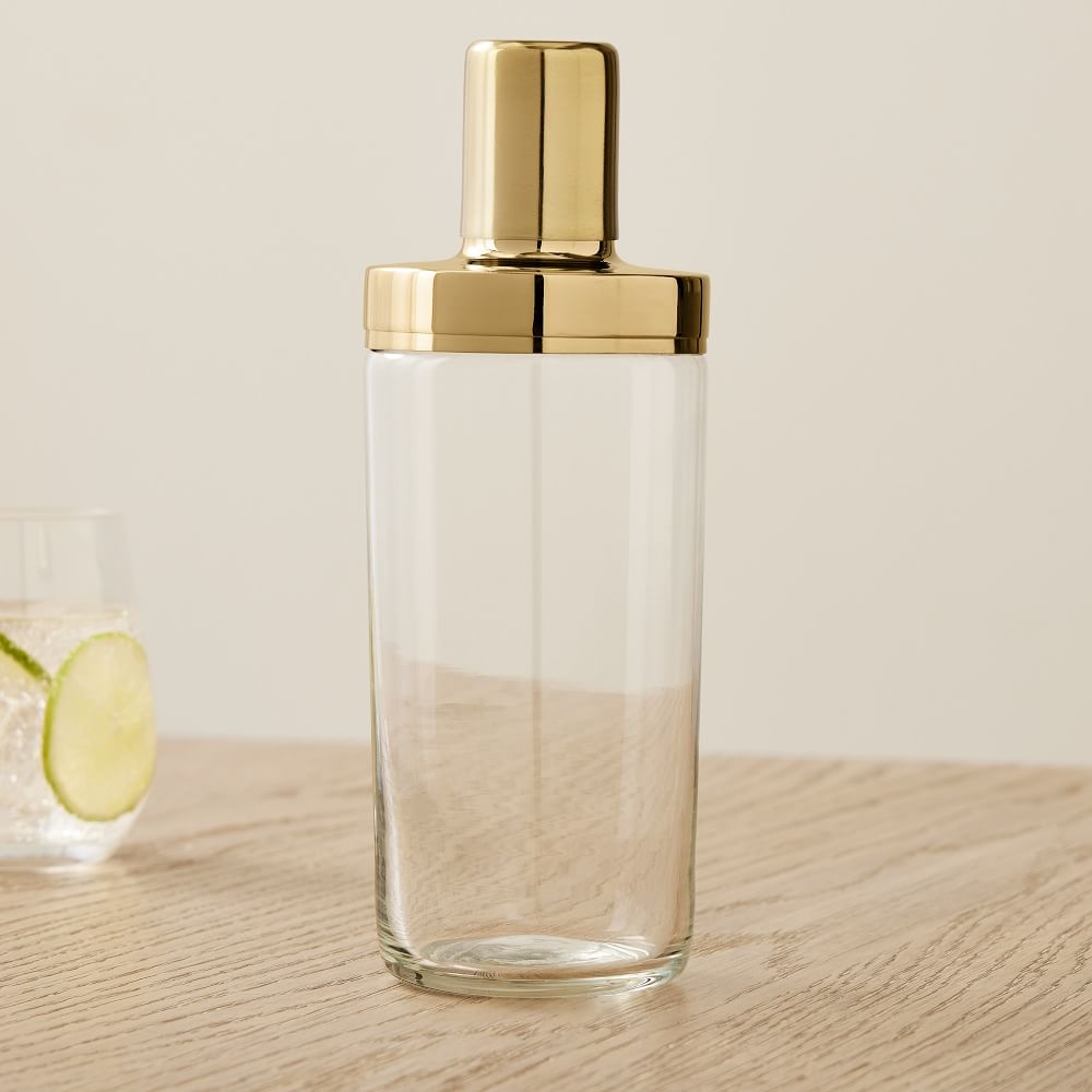 Archer Barware Collection, Cocktail Shaker, Brass - Image 0