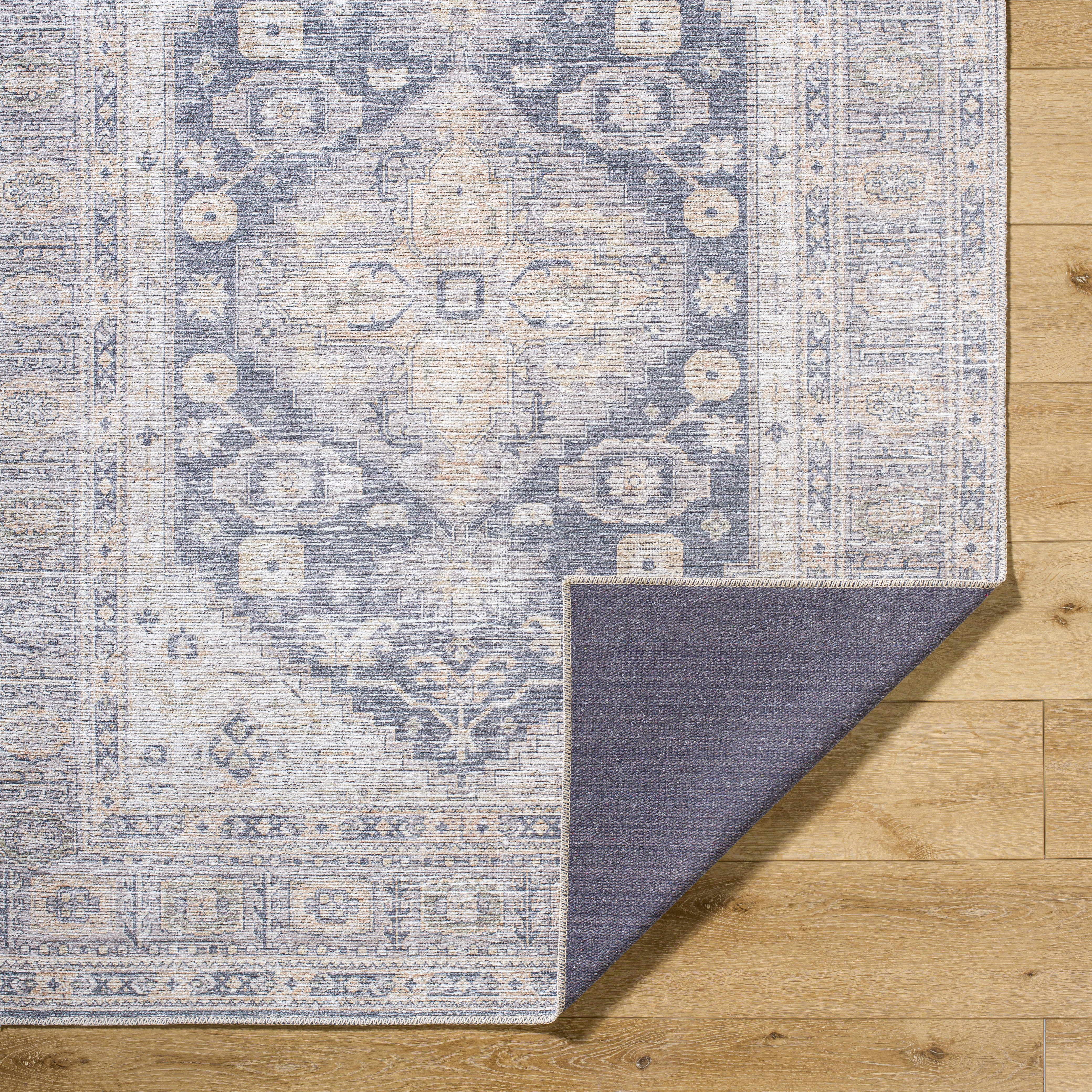 Lorelai Gray Indoor 6'7" x 9' Machine Woven Rug - Image 4