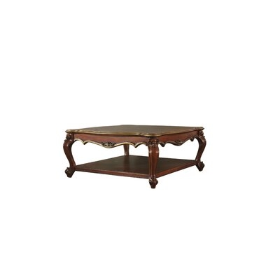 Arisha Solid Wood Coffee Table with Storage - Image 0
