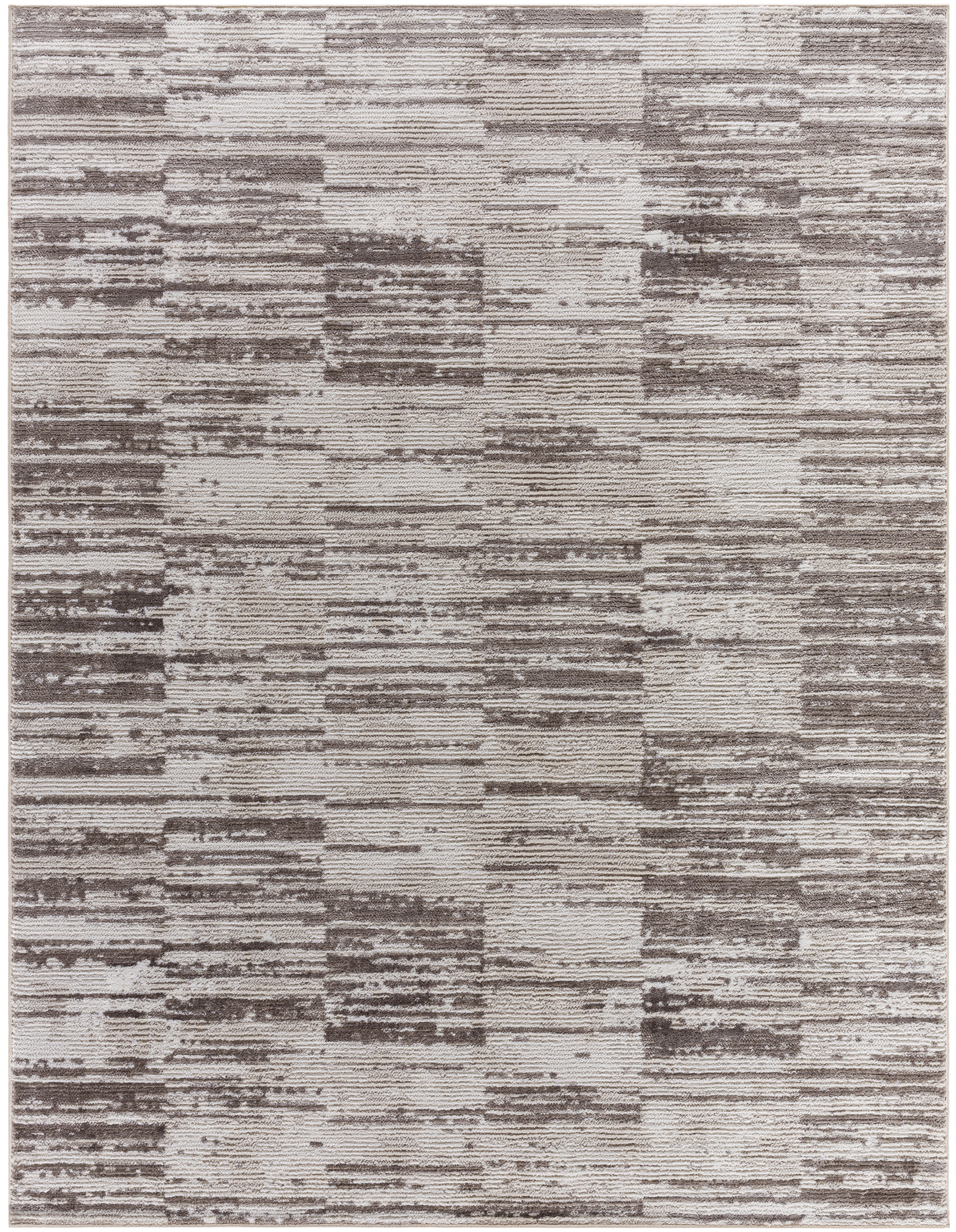 Enfield Gray Indoor 5'3" x 7' Machine Woven Rug - Image 0