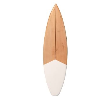 Shortboard Surfboard Matte White Wall Art, 4' - Image 2
