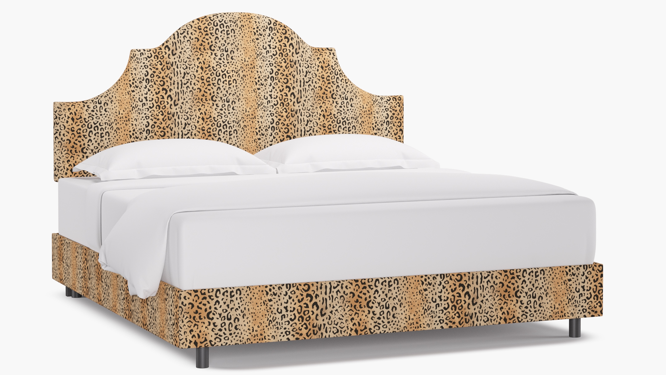 Regency Bed, Leopard, King - Image 0