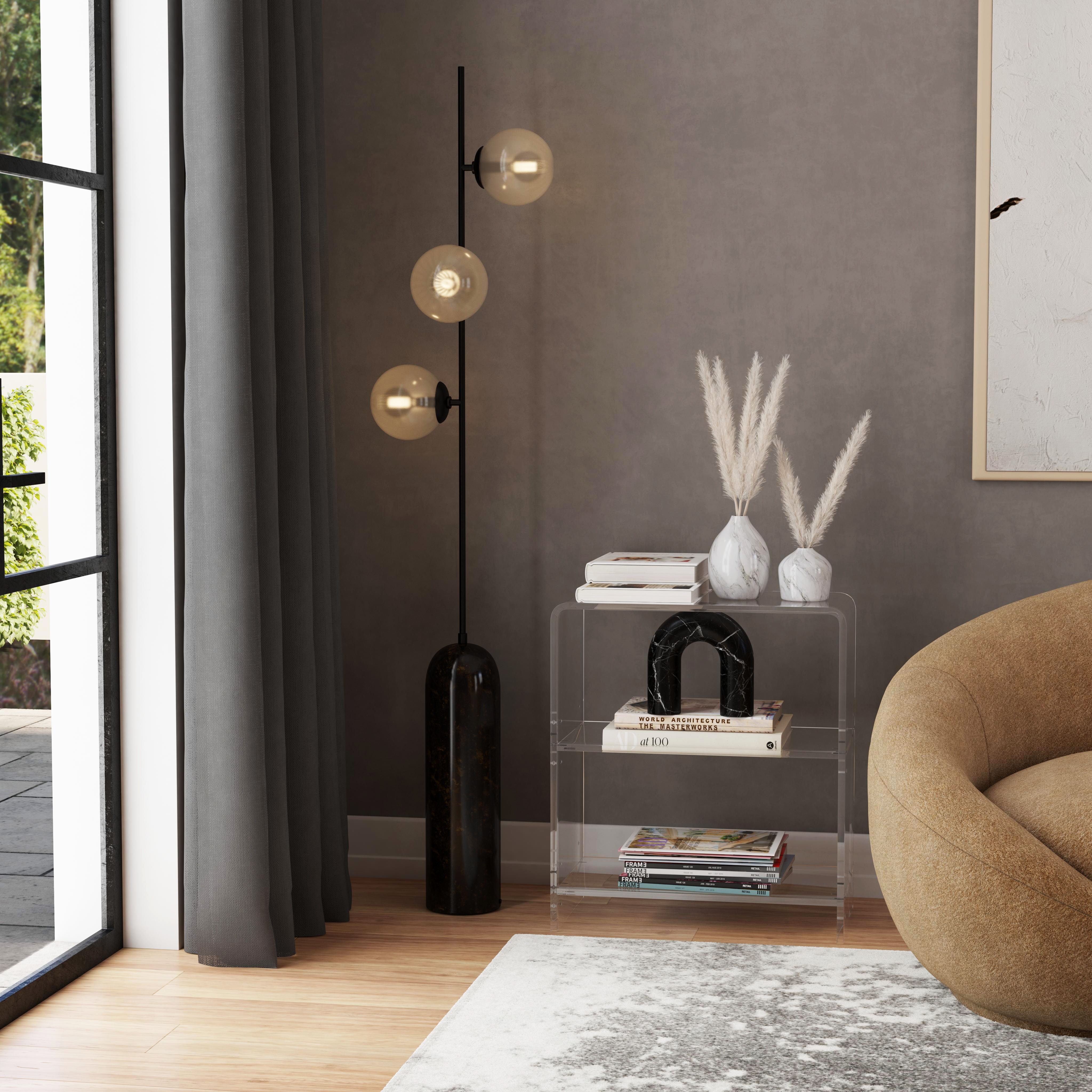 Crystal Clear Clear Acrylic Bookcase - Image 2