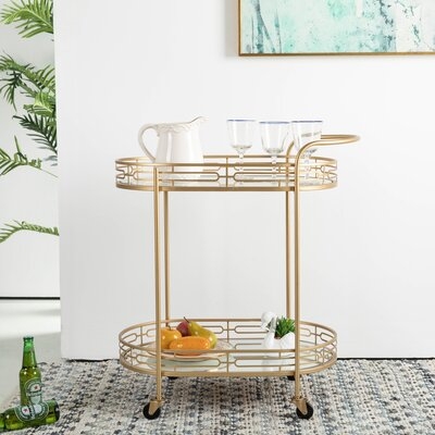 Chea Mirrored Bar Cart - Image 0