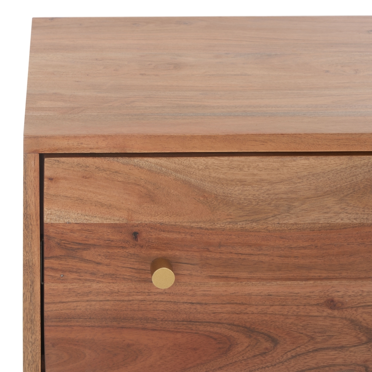 Dowling 3 Drawer Chest - Brown / Black - Safavieh - Image 2