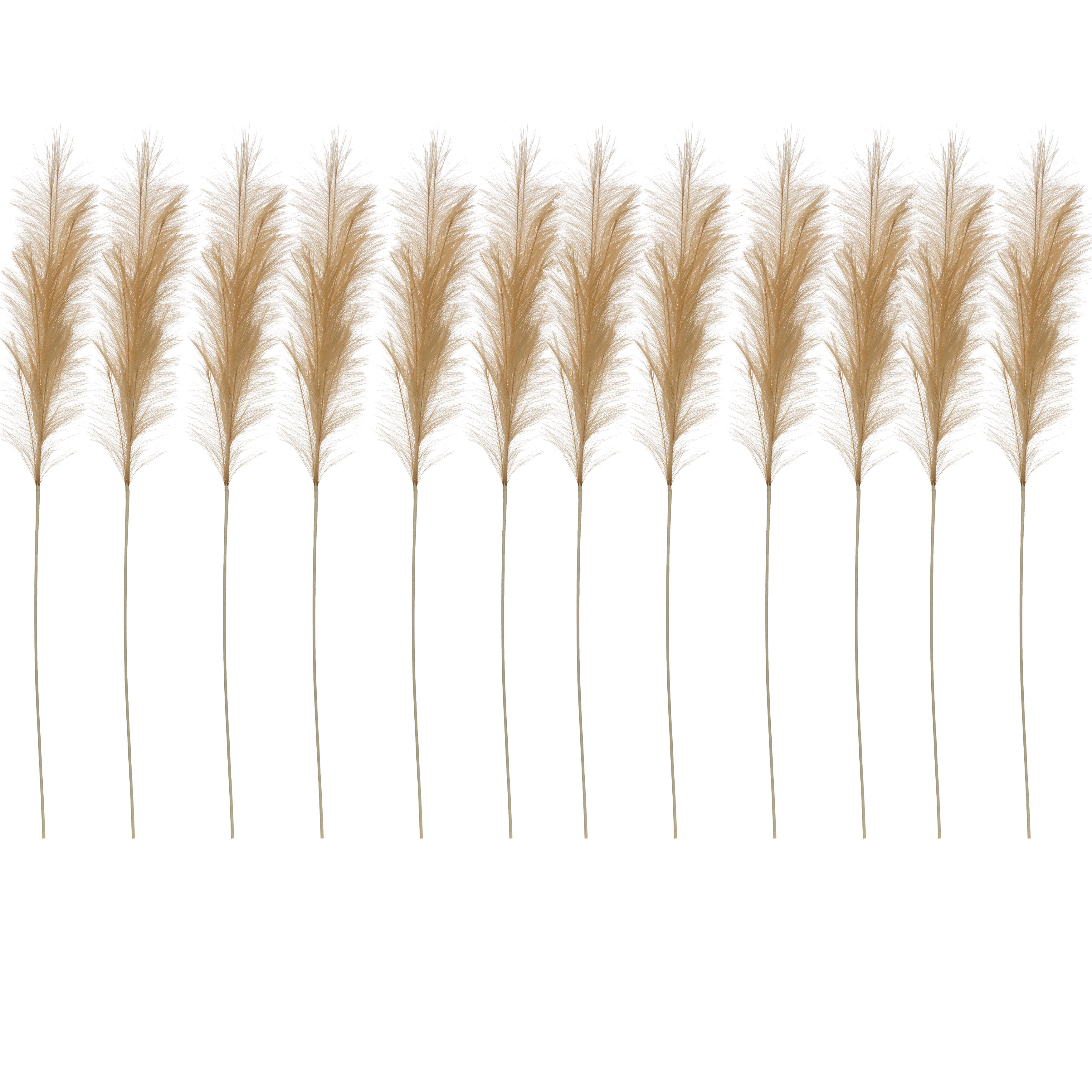 Polyester Bristle Grass Branch, Set of 12 - Image 0