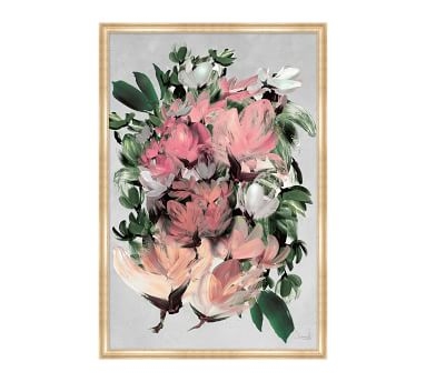 Julianne Floral 1 Framed Matted Print, 23" x 34" - Image 2
