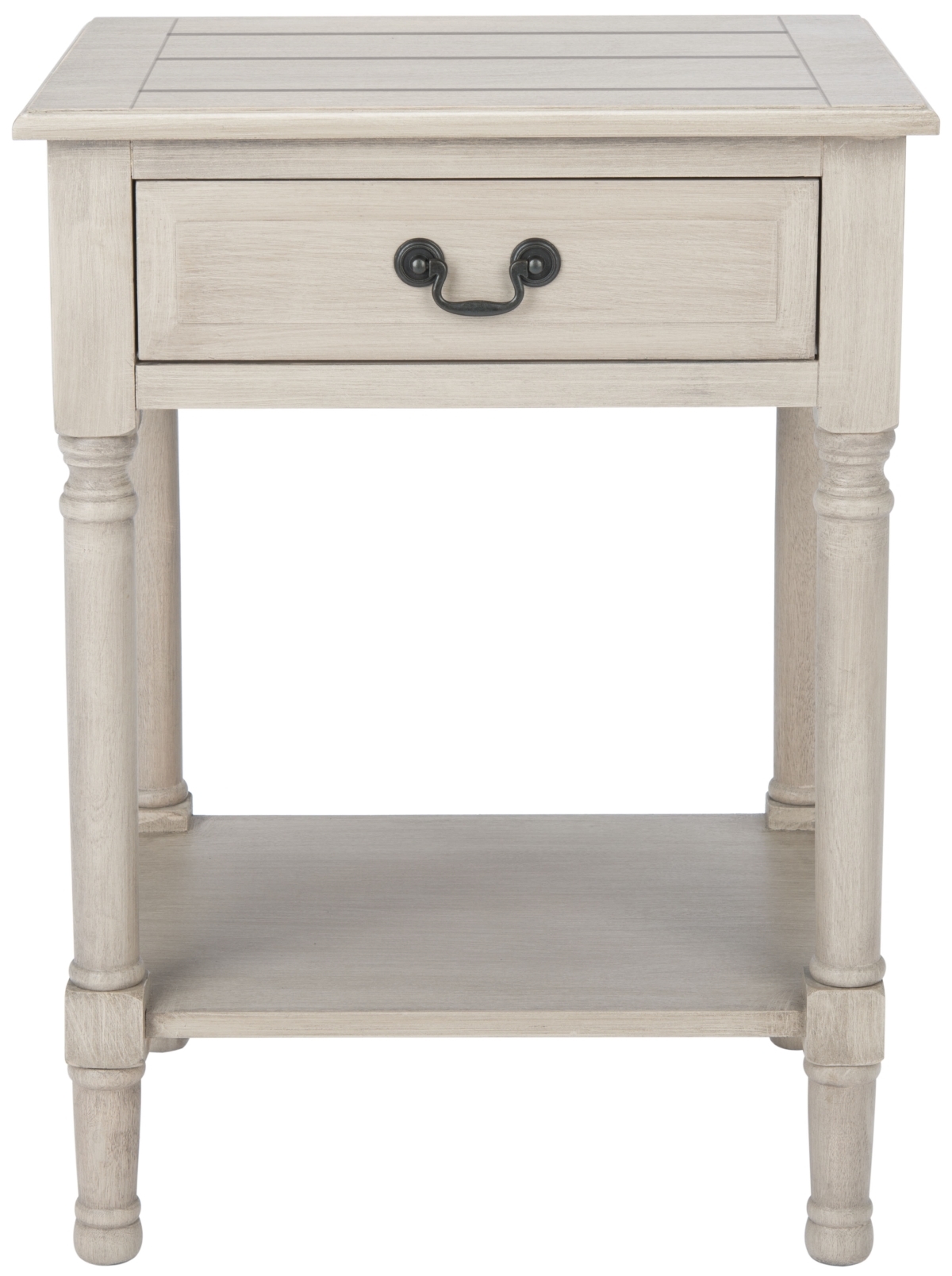 Whitney 1 Drawer Accent Table - Greige - Safavieh - Image 0