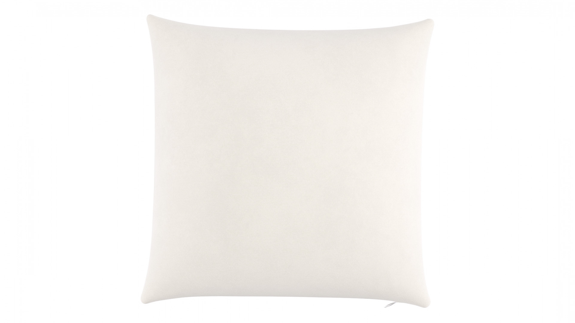 Throw Pillow 22" | White Velvet - Image 0